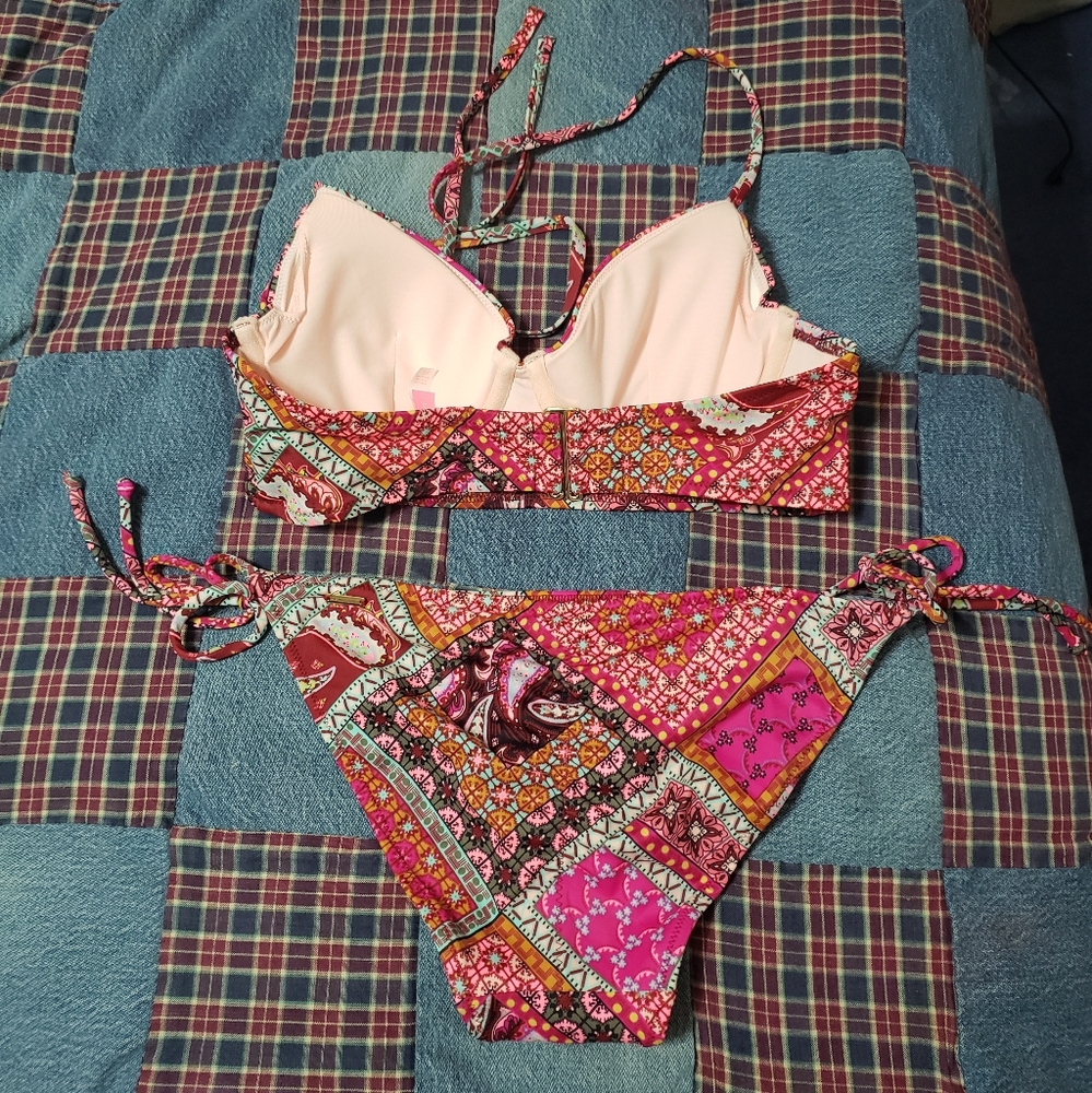Victiria Secret Bombshell Bikini Patchwork - image 6